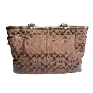 Coach Brown Classic Signature Tote